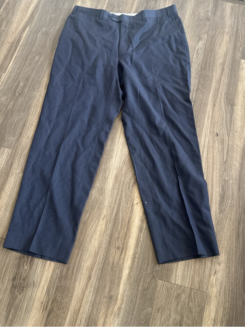 Canali Navy Dress Pants - Tailored Flat Front